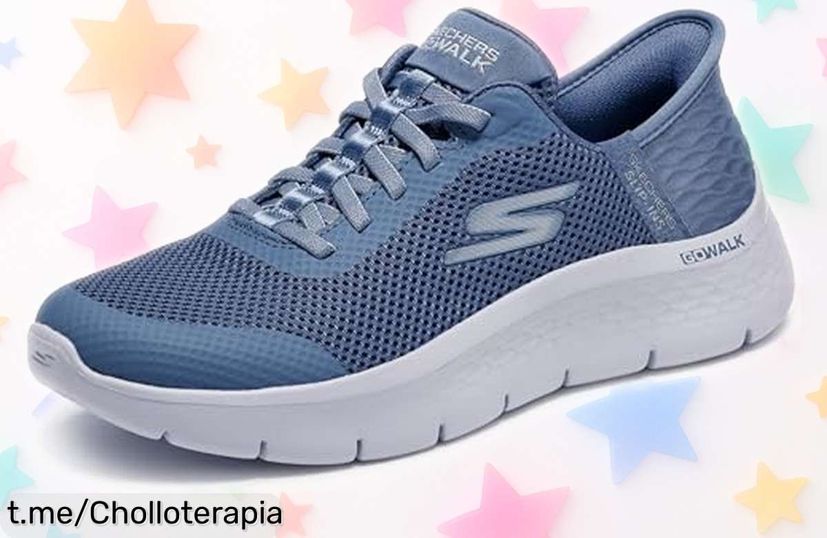 Zapatillas slipon Skechers Go Walk Flex Grand Entry: comodidad instantánea en tus pies a un precio que parece de risa, ¡no te lo pierdas y camina con estilo ya!