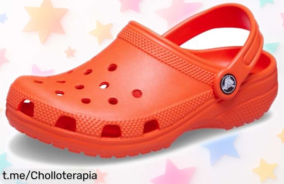 Zuecos Crocs Classic Clog K para niños en color atrevido, ¡rebajados a un precio de escándalo que no querrás dejar escapar! Asegura la alegría de los peques con cada paso.