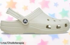 Zuecos Crocs Classic Clog para niños, súper frescos y ligeros a un precio loco: ¡no dejes pasar esta ganga que no verás otra vez!