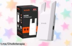 Repetidor WiFi Tenda N300, señal potente hasta 120m² a un precio loco: disfruta de una conexión sin interrupciones en todo tu hogar ¡No te quedes sin el tuyo!