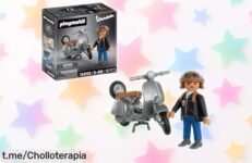 Vespa 80.º Aniversario de PLAYMOBIL: Hazte con este pack retro único que incluye ruedas de repuesto y pegatinas exclusivas a un precio increíble ¡No te lo pierdas!