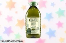 Aceite de oliva virgen extra Hojiblanca Coosur en garrafa de 3 litros, ¡rebajado y listo para elevar tus platos! No te pierdas este super chollo en tu cocina.