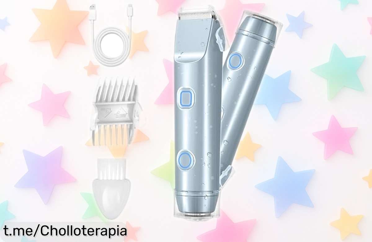 Afeitadora eléctrica femenina XkuiHF con cabezales hipoalergénicos a un precio loco, ¡perfecta para tu bikini o cualquier zona! No dejes escapar esta oportunidad única y cuídate como mereces.