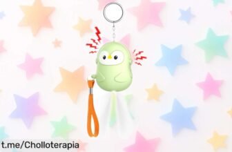 Alarma personal con sirena de 130 dB y luz LED ideal para cualquier emergencia: ¡no te quedes sin esta super oferta que siempre querrás llevar contigo!