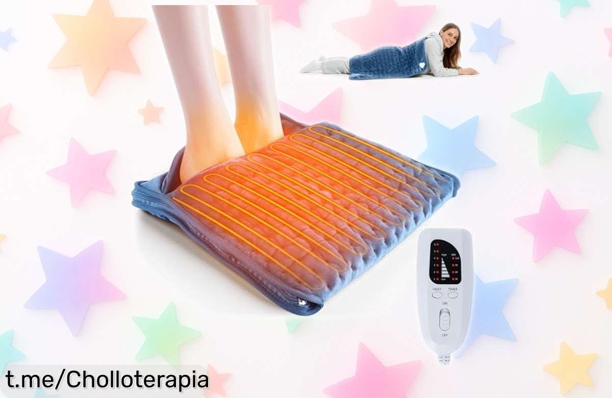 Alfombrilla eléctrica Olycism: el chollazo que necesitas para tener los pies calentitos ya, con ¡6 niveles de calor y tamaño extragrande! No dejes escapar esta oportunidad única.