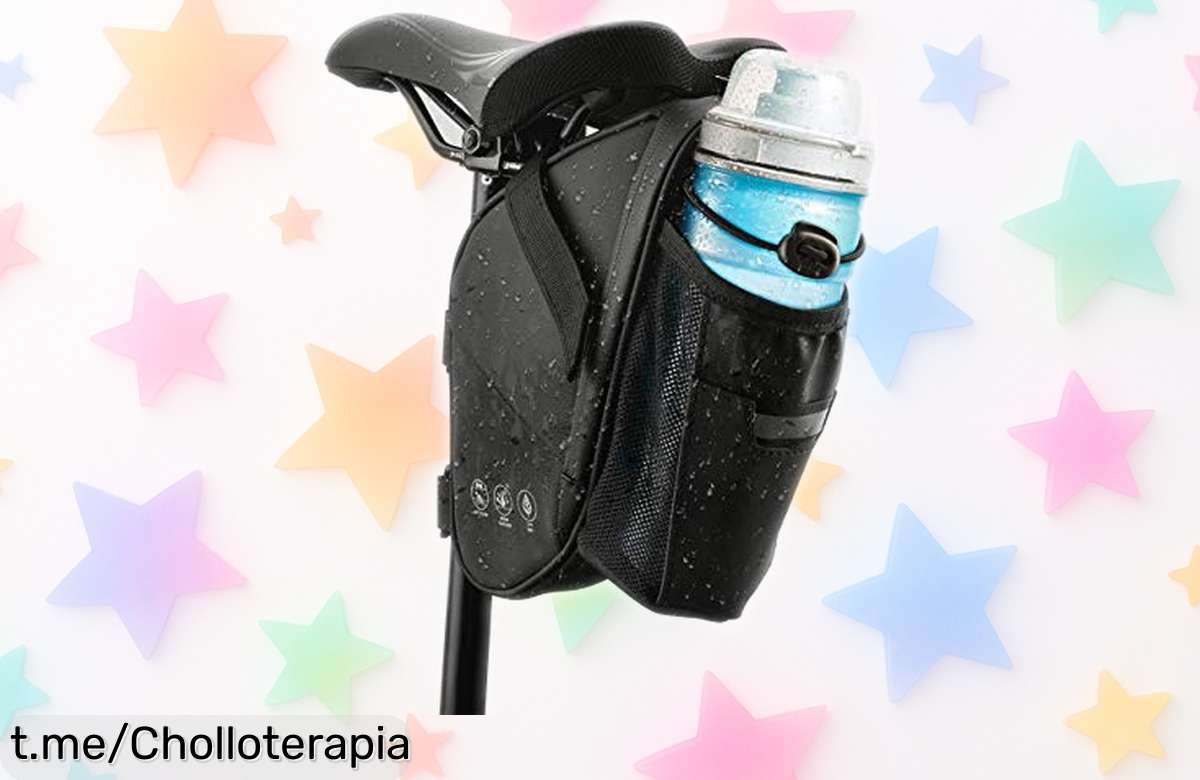 Alforja impermeable CCKOLE para sillín de bici, espacio de 1,5 L y detalle reflectante: ¡rebajado a un precio loco! Protege lo esencial en cada ruta. No te quedes sin ella.
