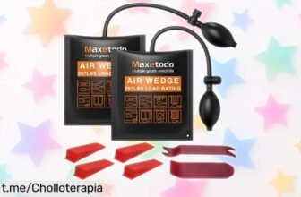 Almohadilla inflable Maxetodo que levanta muebles fácil y rápido, 2 piezas a precio de ganga: ¡cambia tu forma de mover sin esfuerzo!
