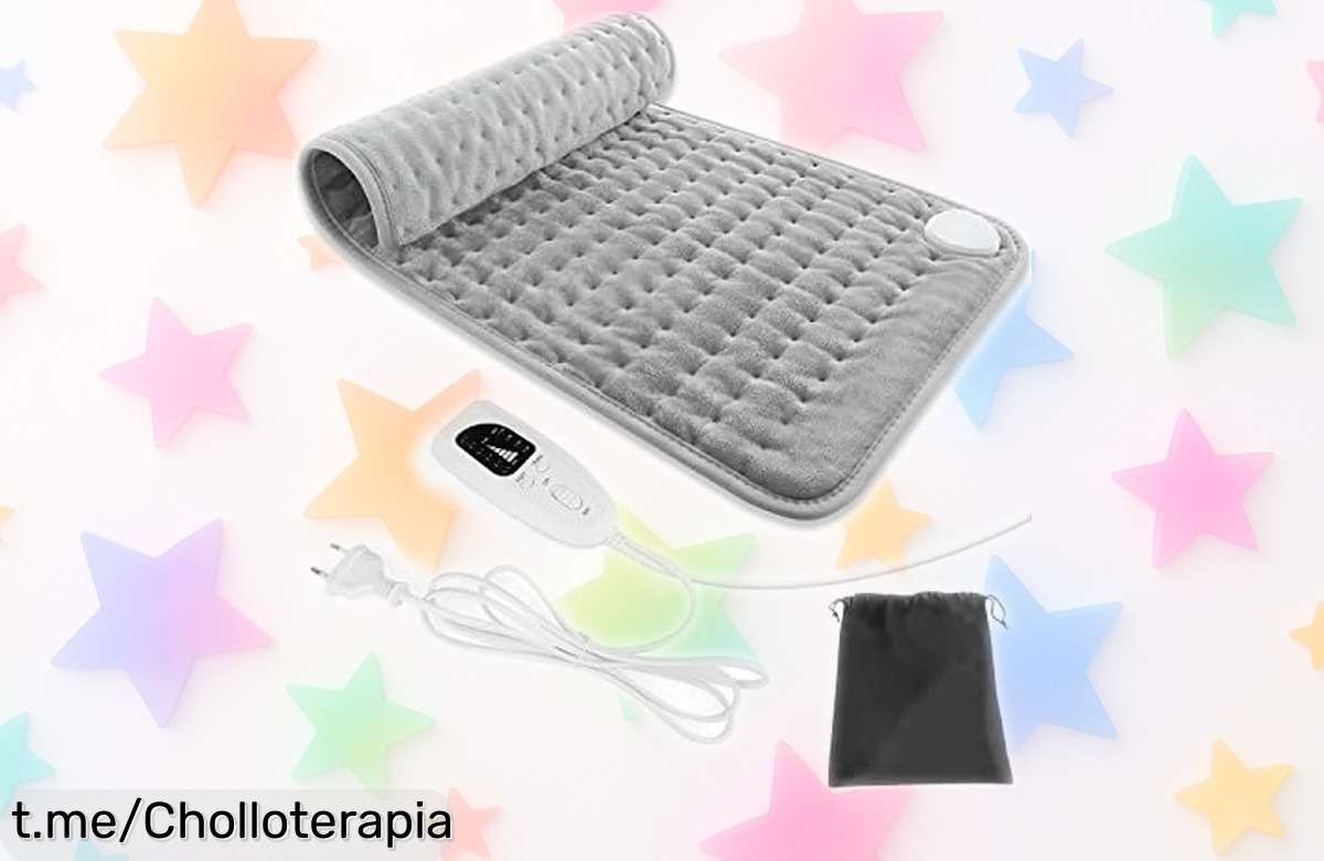 Almohadilla térmica eléctrica InnovaGoods: Calorcito reconfortante a precio de ganga, ¡dale un respiro a tu cuerpo y disfruta del confort ahora mismo!