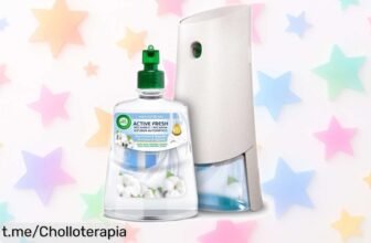 Ambientador automático Air Wick Active Fresh: frescor a tu casa por tiempo limitado, hasta 70 días de aroma a aire limpio. ¡No dejes escapar este super chollo que alegrará tus sentidos!