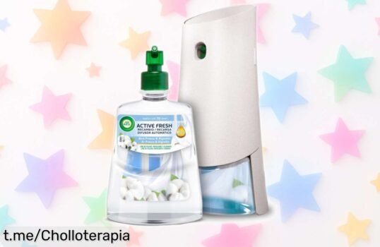 Ambientador automático Air Wick Active Fresh: frescor a tu casa por tiempo limitado, hasta 70 días de aroma a aire limpio. ¡No dejes escapar este super chollo que alegrará tus sentidos!