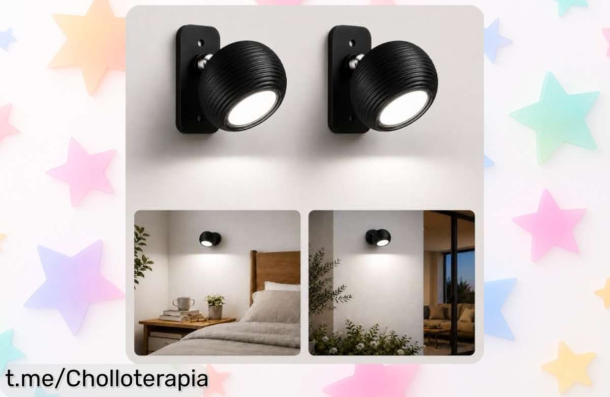 Aplique de pared LED recargable LuminexDesigns AURI CX02: Ilumina tu espacio sin cables a un precio muy bajo, ¡apróviatelo ya y transforma la atmósfera de tu hogar!