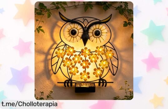 Aplique solar LED para jardín con diseño de animal, caída de precio increíble que embellecerá tus noches sin cables ni enchufes; ¡hazlo tuyo antes de que se agoten!
