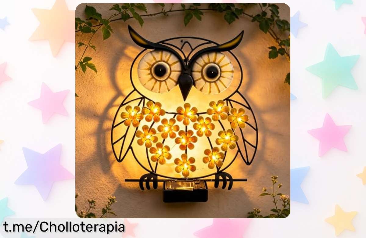 Aplique solar LED para jardín con diseño de animal, caída de precio increíble que embellecerá tus noches sin cables ni enchufes; ¡hazlo tuyo antes de que se agoten!