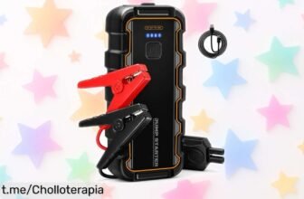 Arrancador de batería portátil 7000A: ¡menudo chollazo que no quieres dejar escapar! Arranca hasta motores de 8L y visita la aventura sin preocupaciones. ¡Hazlo tuyo ya!