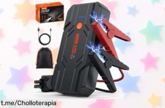 Arrancador de baterías para coche Cioripa: un super chollo que arranca motores grandes y trae pinzas inteligentes ¡No te quedes sin el tuyo, podría salvarte en cualquier momento!