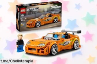Asombroso coche de juguete LEGO Speed Champions Toyota Supra MK4 para montar, un regalo perfecto que hará latir tu corazón a tope ¡aprovéchalo ya por su precio rebajado!