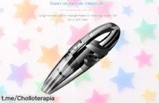 Aspirador de mano inalámbrico con potente succión ciclónica: limpia pelitos y más a un precio increíble, ¡aprovecha este chollazo antes que se acabe!