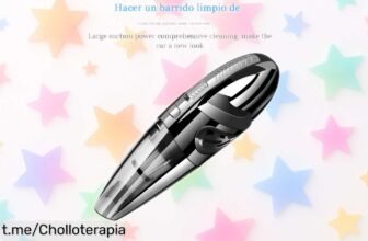 Aspirador de mano inalámbrico con potente succión ciclónica: limpia pelitos y más a un precio increíble, ¡aprovecha este chollazo antes que se acabe!