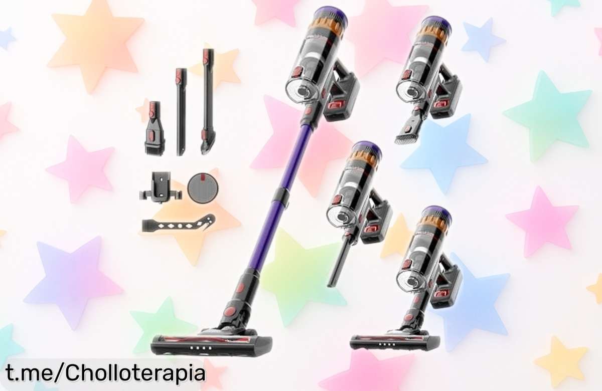 Aspirador sin cable Lefant V1: revoluciónate con su potencia de 40 kPa y pantalla táctil LED, ¡aprovecha el chollo para que tu hogar brille con solo una pasada!