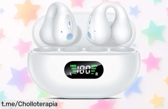 Auriculares Bluetooth Timits 5.3 con 40 horas de batería y cancelación de ruido, ¡rebajados ahora! ¡No dejes pasar este chollazo para disfrutar cada momento sin límites!