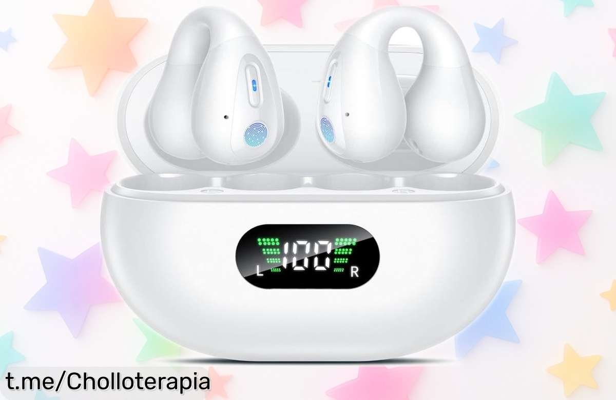 Auriculares Bluetooth Timits 5.3 con 40 horas de batería y cancelación de ruido, ¡rebajados ahora! ¡No dejes pasar este chollazo para disfrutar cada momento sin límites!