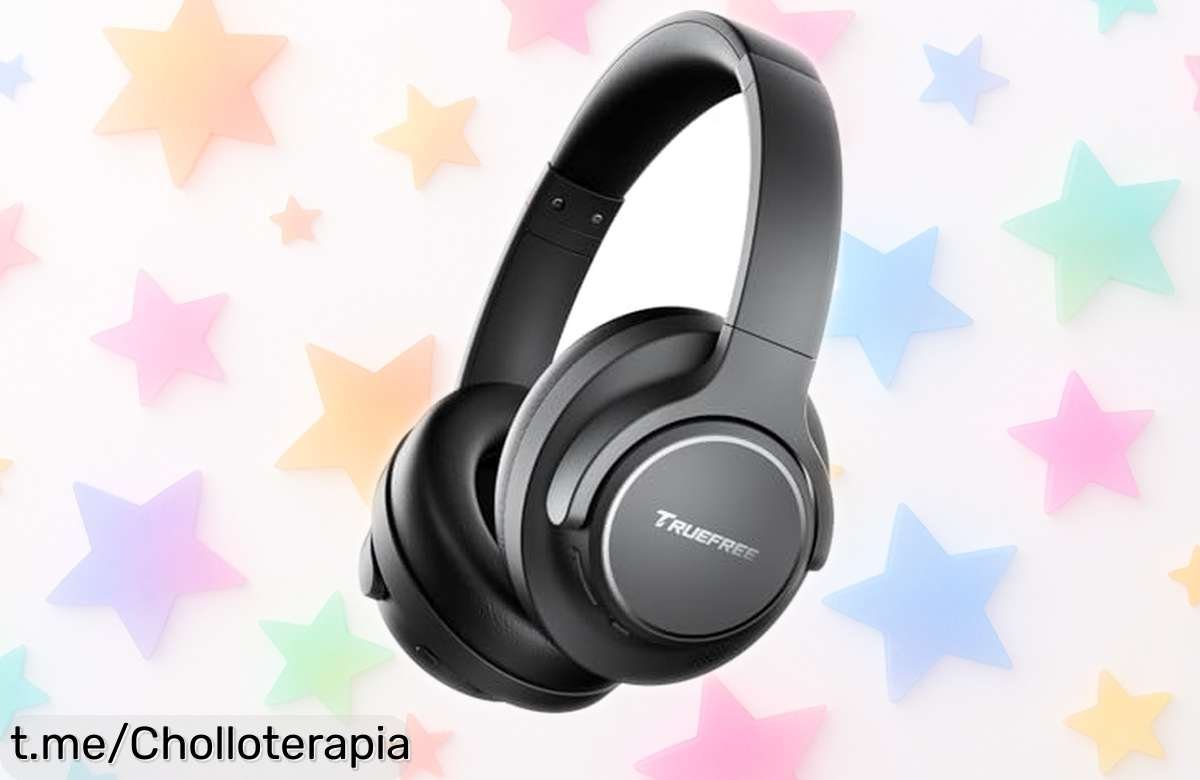 Auriculares Bluetooth Truefree con cancelación de ruido y 125 horas de batería ¡Aprovecha el chollazo antes que se agoten y escucha tu música como nunca!