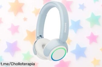 Auriculares infantiles Philips TAK4200BL de volumen limitado y hasta 45 horas de batería, ¡un chollo para que tus peques disfruten su música seguros y felices!
