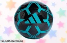 Balón de fútbol adidas Starlancer Club, resistente y duradero: ¡super chollo para disfrutar a tope en el parque con amigos! No te lo pierdas o tendrás que esperar más.
