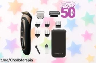Barbero multifunción Rowenta TN9153E0, el chollazo total para recortar barba y pelo a precio de escándalo, ¡no te lo pierdas y consigue tu nuevo compañero ya!