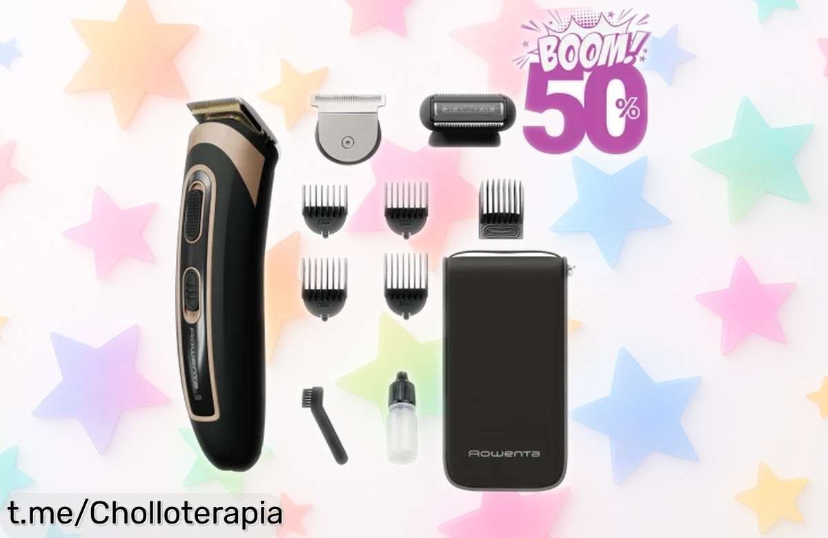 Barbero multifunción Rowenta TN9153E0, el chollazo total para recortar barba y pelo a precio de escándalo, ¡no te lo pierdas y consigue tu nuevo compañero ya!