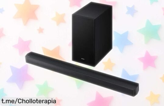 Barra de sonido Samsung HWB650F/ZF con Dolby Audio y DTS: ¡sonido envolvente a un precio loco! Disfruta cada diálogo como nunca antes y transforma tu tiempo en casa. ¡No te lo pierdas!