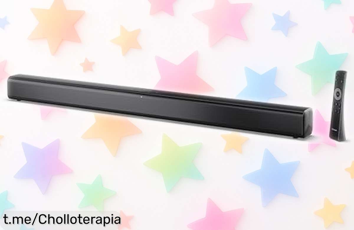 Barra de sonido Sharp HTSB145 con 150 W a precio loco: ¡escucha diálogos claros y disfruta de tus películas como nunca! Mejora tu TV ahora mismo antes que se acabe el chollo.