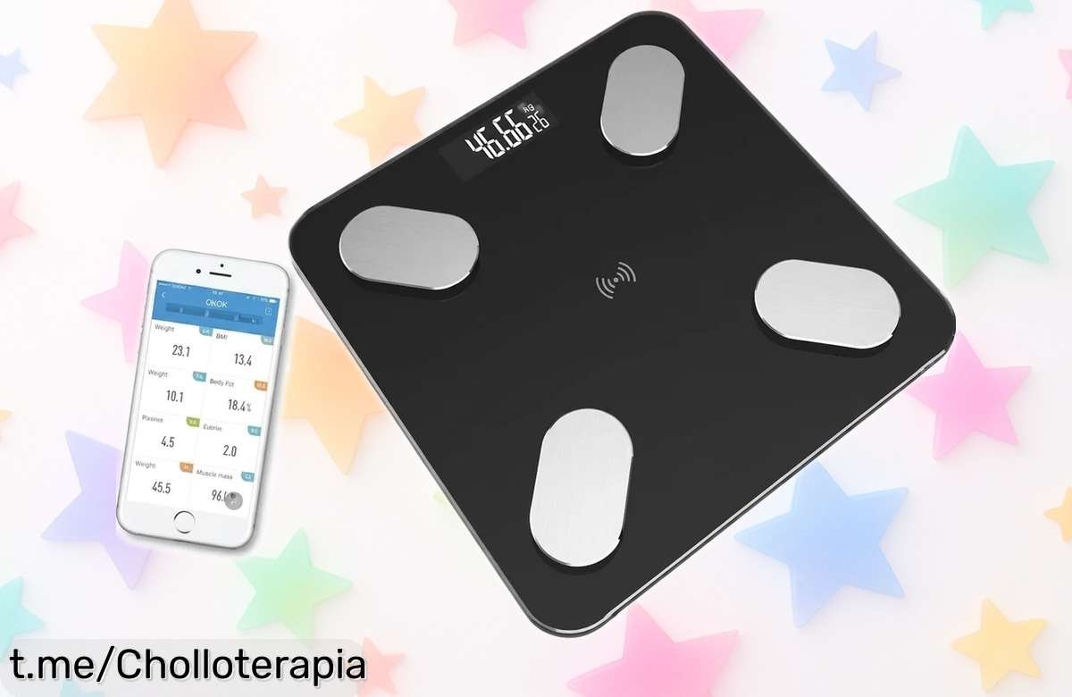 Báscula inteligente de baño IPSDI con Bluetooth, super chollo que mide 16 datos para transformar tu salud en casa ¡No dejes pasar esta oportunidad única!