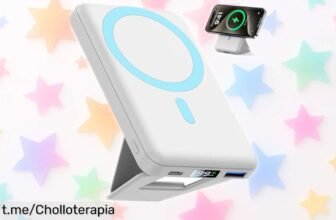 Batería externa magnética YAGOPAL de 10.000 mAh, carga rápida y soporte para vídeos: ¡rebajada a un precio loco que no puedes dejar escapar!