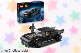 Batmóvil de juguete LEGO para construir y exponer: ¡desbloquea contenido exclusivo, incluye figura de Batman y es el chollo que todo fan espera!