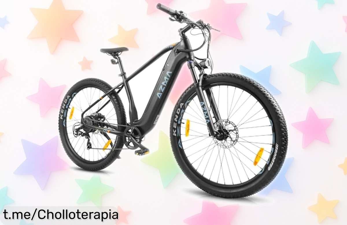 Bicicleta eléctrica AZMA para montaña y ciudad: motor potente, hasta 150 km de autonomía. Rebajada a un precio loco ¡No te quedes sin la tuya y vive aventuras increíbles!