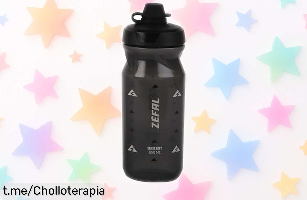 Bidón ZEFAL Sense Soft 65 para bici y MTB, ahora a precio rebajado: ¡Ligero, suave y siempre listo para hidratarte! La aventura te espera, no dejes pasar este chollo.