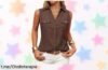 Blusa sin mangas GRACE KARIN con elegante cuello de solapa y escote en V a precio de ganga, ¡la clave para lucir espectacular en la oficina ya!