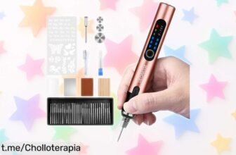 Bolígrafo de grabado inalámbrico UEOAKSSE, el kit completo con 60 accesorios a precio loco: crea joyas y personaliza todo lo que imagines ¡aprovecha esta oferta antes de quedarte sin él!