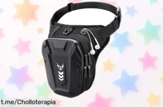 Bolsa de pierna Rolgno para moto: ¡Chollazo resistente al agua y con gran capacidad! Lleva lo esencial en tus rutas y disfruta cada aventura como nunca antes.
