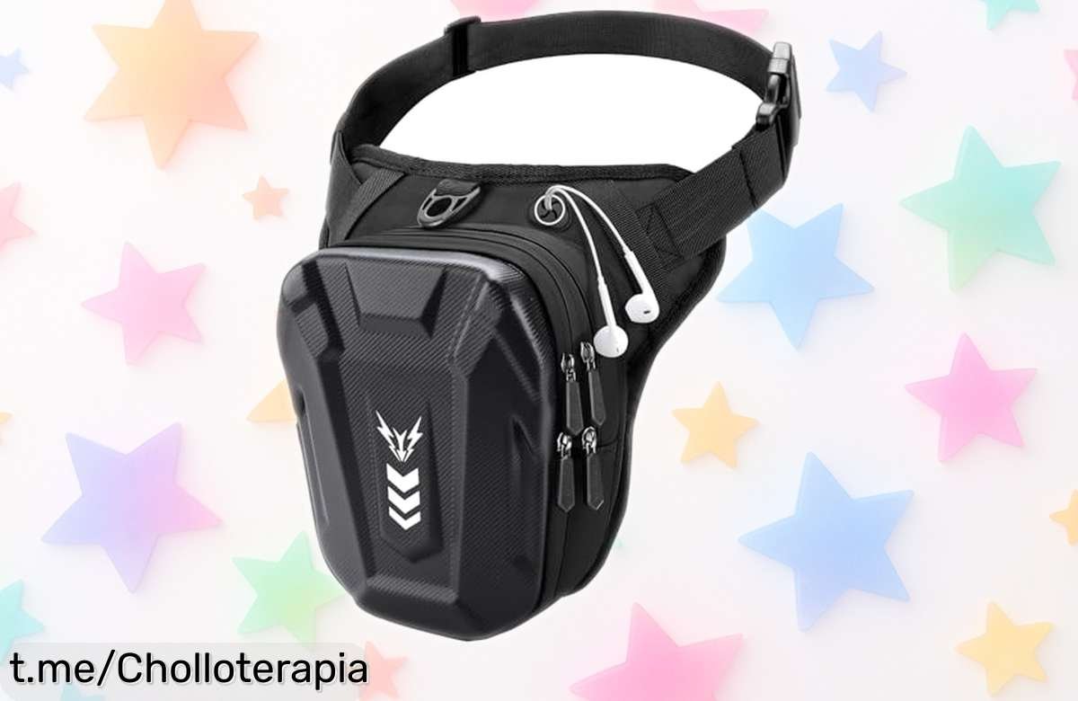 Bolsa de pierna Rolgno para moto: ¡Chollazo resistente al agua y con gran capacidad! Lleva lo esencial en tus rutas y disfruta cada aventura como nunca antes.