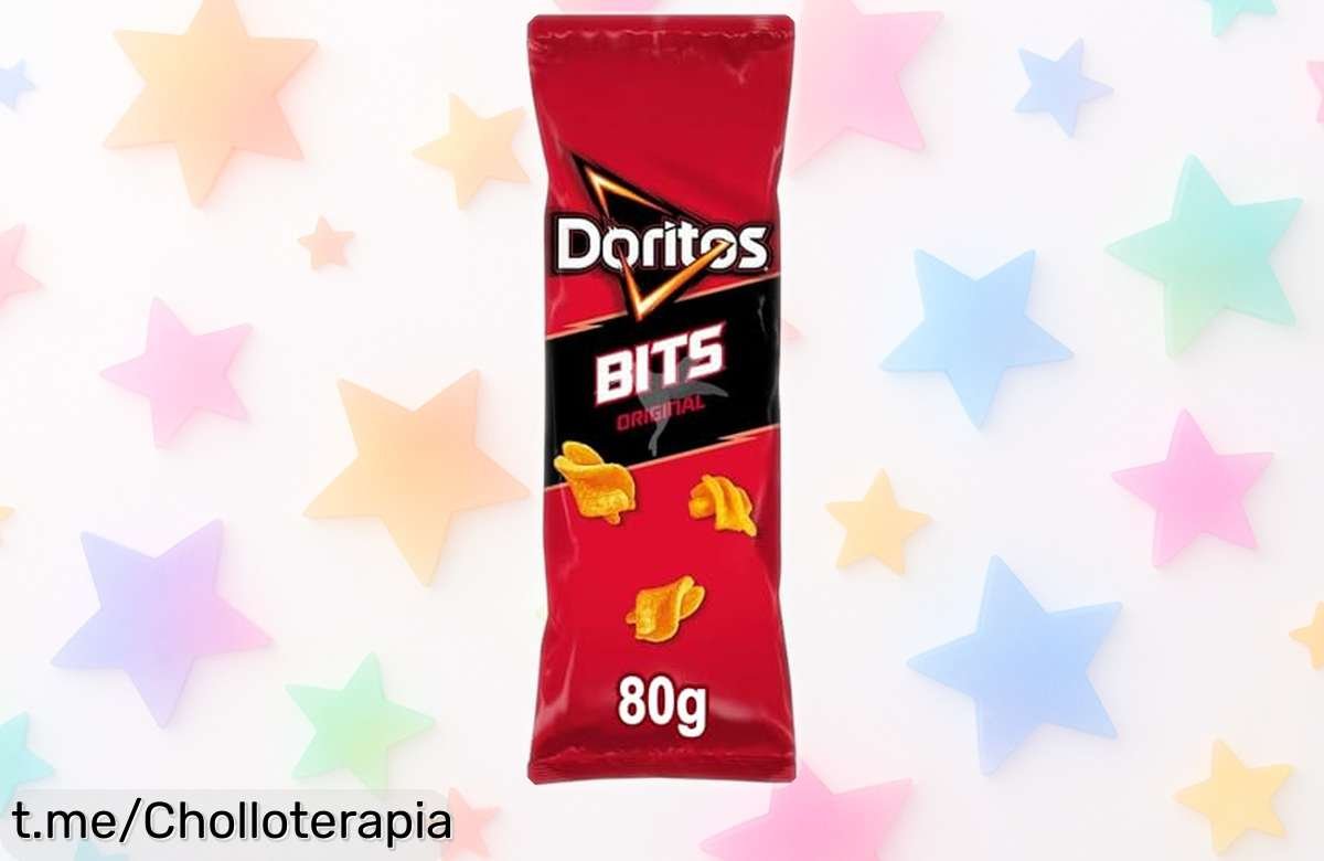 Bolsa individual de Doritos Bits, el snack crujiente que no puedes dejar pasar a precio loco; usa el cupón y disfruta este chollazo en cada picoteo irresistible.
