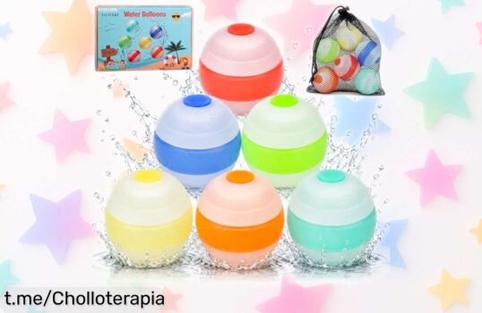 Bombas de agua reutilizables de silicona con bolsa: ¡prepárate para batallas épicas en la piscina! Oferta increíble, sólo hoy se queda a un precio que no puedes dejar escapar.