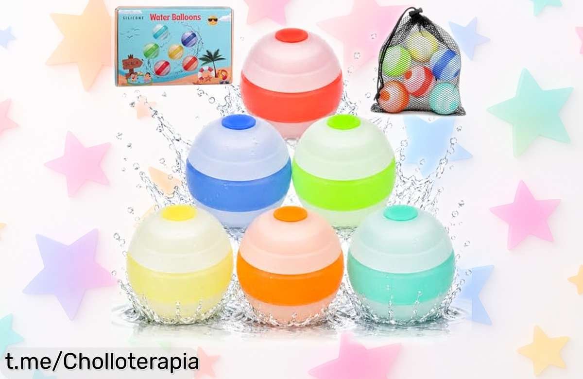 Bombas de agua reutilizables de silicona con bolsa: ¡prepárate para batallas épicas en la piscina! Oferta increíble, sólo hoy se queda a un precio que no puedes dejar escapar.