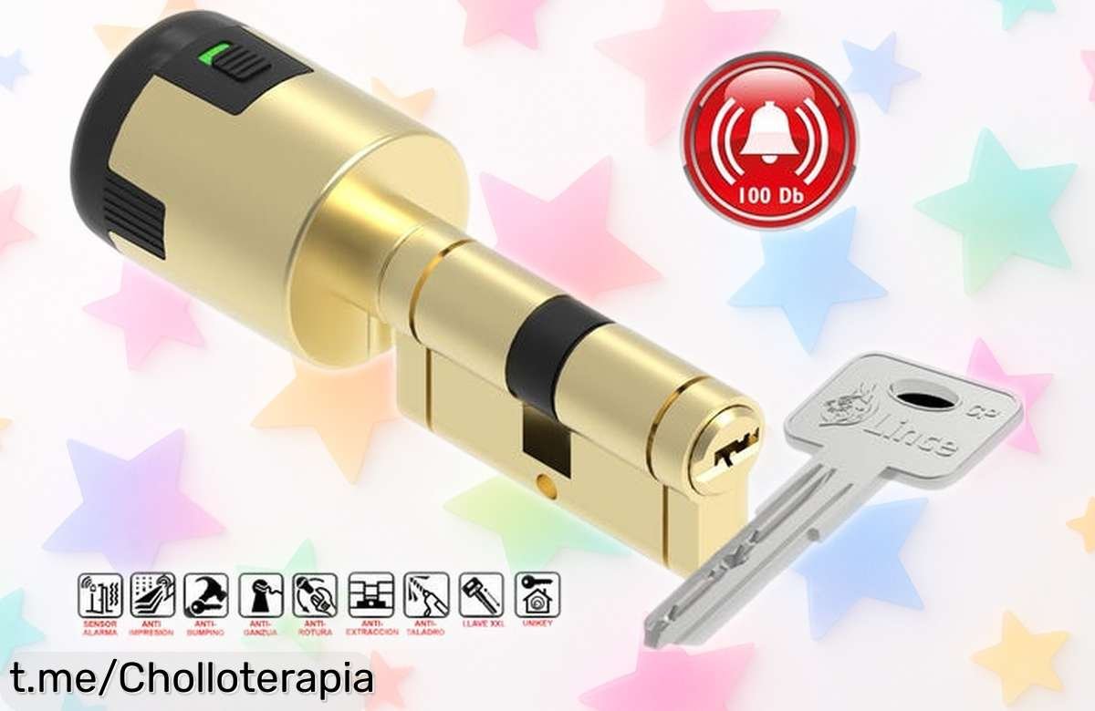Bombín para puerta con alarma LINCE CPLUS ALARM: Seguridad extra que tu hogar necesita a un precio de escándalo, no te quedes sin él y protege lo que más quieres ahora mismo.