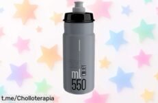 Botella de ciclismo ELITE Jet de 750 ml a precio loco, ligera y resistente para que te hidrates rápido, ¡aprovéchate ya de este chollazo antes que se agoten!