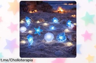 Cadena de luces marinas AebeChun con 20 LED: dale vida a tu hogar y fiesta, ¡ofertón limitado que no te puedes perder!