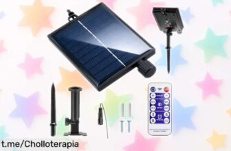 Cadena de luces solares GOMETY: ofrece 8 modos & control remoto; ¡rebaja brutal! Da vida a tus exteriores y crea momentos mágicos solo por tiempo limitado.