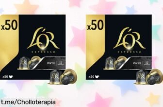 Café en cápsulas L'OR Espresso Onyx: descubre un sabor potente y ahumado con este chollazo de 100 unidades que hará que tus días sean deliciosos ¡no te lo pierdas!