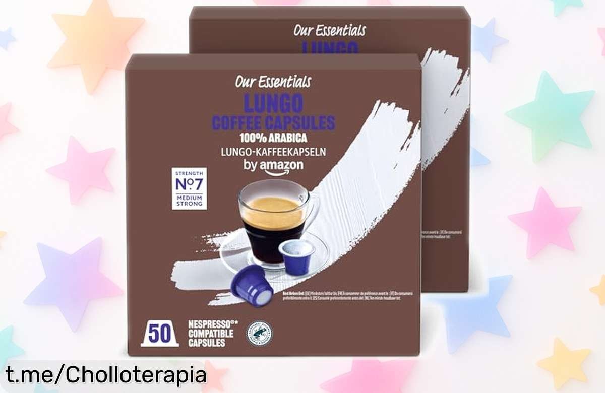Café en cápsulas Lungo compatibles con Nespresso, 100 unidades de pura Arábica a un precio increíble para que siempre disfrutes del mejor café en casa. ¡No te quedes sin el tuyo!